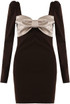 Bow Front Mini Dress