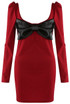Bow Front Mini Dress