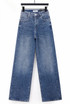 Embellished Washed Straight Fit Jeans
