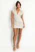 Grecian Sequin Mini Dress
