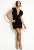 Grecian Sequin Mini Dress