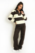 Striped Half Zip Jumper