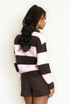 Striped Half Zip Jumper