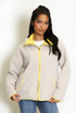 Contrast Edge Borg Jacket