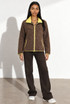 Contrast Edge Borg Jacket