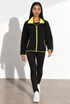 Contrast Edge Borg Jacket