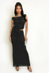 Embellished Cut Out Maxi Dress
