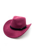Faux Suede Fedora