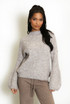 Balloon Sleeves Cable Knit Jumper