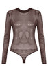 Lurex Mesh Bodysuit