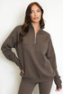 Half Zip Sweatshirt