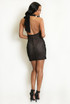 Lace Halter Neck Mini Dress
