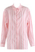 Cotton Blend Striped Shirt
