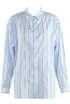 Cotton Blend Striped Shirt