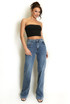 Loose Fit Long Length Denim Jeans