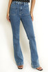 Flare Front Pocket Denim Jeans