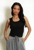 Ribbed Square Neck Vest Top