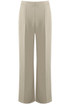 Pin tuck High Waist Wide Leg Trouser