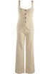 Knitted Waistcoat And Trouser Set