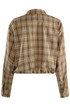 Gathered Hem Check Shirt