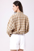 Gathered Hem Check Shirt