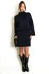Mohair Fluffy Knit Jumper And Skirt Set