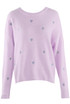 Heart Embroidered Soft Knit Jumper