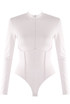 Zip Up Long Sleeve Bodysuit