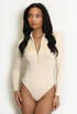 Zip Up Long Sleeve Bodysuit