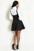 Tailored Square Neck Skater Dress