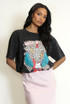 Acid Wash Printed T-Shirt