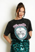 Acid Wash Printed T-Shirt