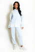 Layered Hoodie and Trouser Set
