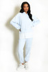Layered Hoodie and Trouser Set