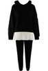 Layered Hoodie and Trouser Set