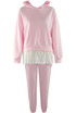 Layered Hoodie and Trouser Set