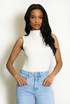 High Neck Sleeveless Bodysuit