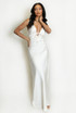 Satin Cut Out Maxi Dress