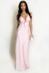 Satin Cut Out Maxi Dress