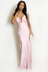 Satin Cut Out Maxi Dress
