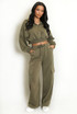 Cropped Hoodie and Cargo Jogger Set