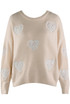 Lace Heart Motif Jumper
