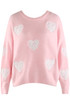 Lace Heart Motif Jumper
