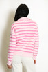 Half Zip Striped Jumper