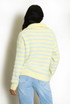 Half Zip Striped Jumper