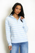 Half Zip Striped Jumper