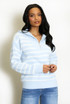 Half Zip Striped Jumper