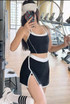 Active Sports Top and Wrap Skort Set