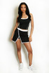 Active Sports Top and Wrap Skort Set