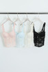 Floral Lace Corset Mesh Top(PRE ORDER)